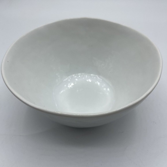 Crate and Barrel Single Mercer White‎ Dinner Bowl - Picture 3 of 6